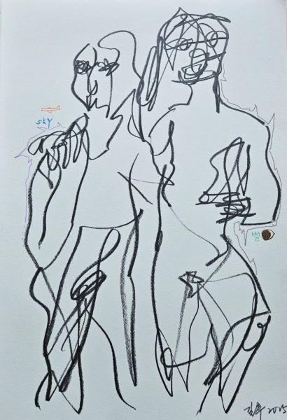 [2025] Untitled, Graphite on paper, Size Unknown